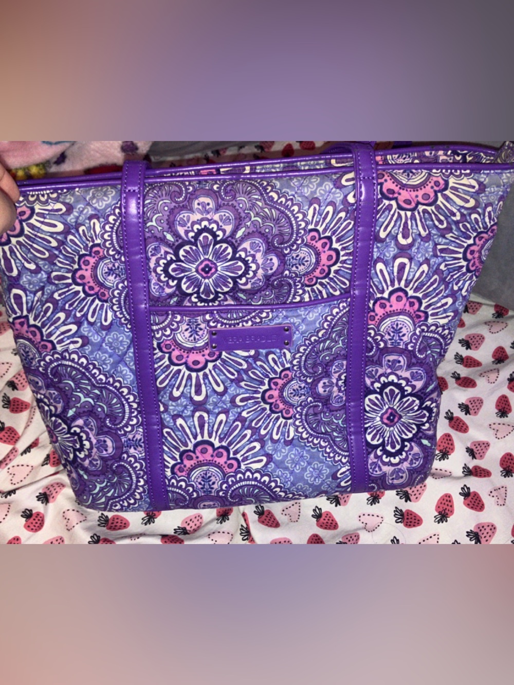 Vera Bradley Lilac Tapestry Tote